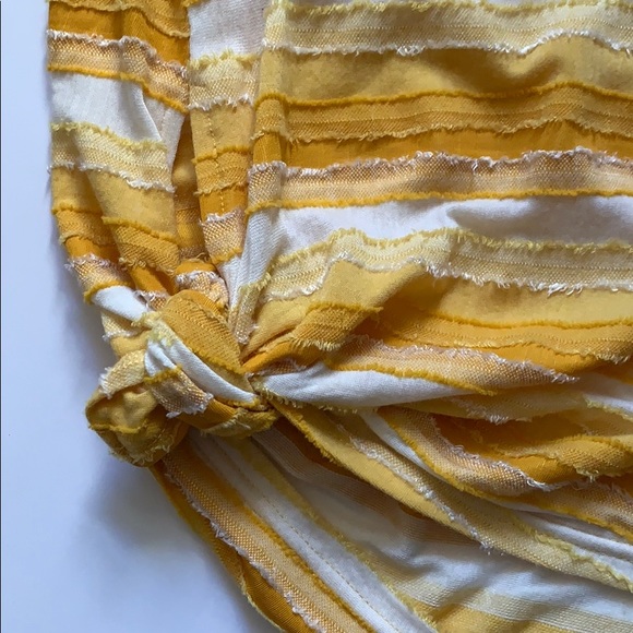 Rain Brunout Stripe Short Sleeve Top Woman’s Small - Picture 4 of 4